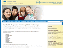 Tablet Screenshot of familieninfo-aargau.ch